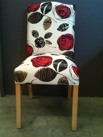 Red Rose Dining Chair Red Rose Dining Chair